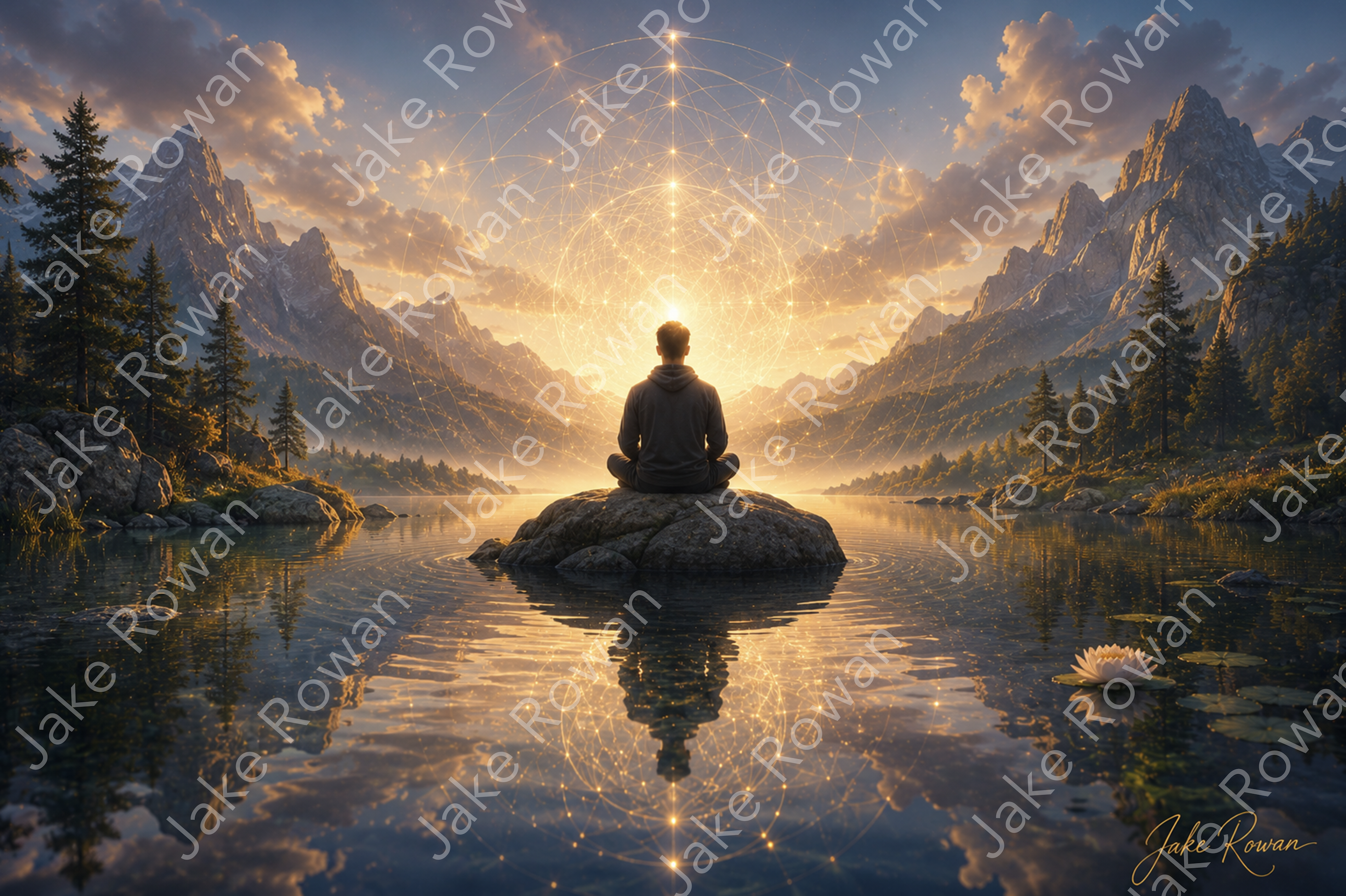 Becoming Still artwork by Jake Rowan